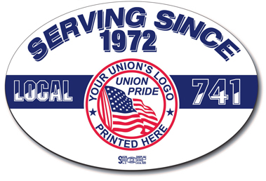 CafePress Proud Descendant of Union Soldiers Oval Bumper Sticker Euro Oval Car Decal 