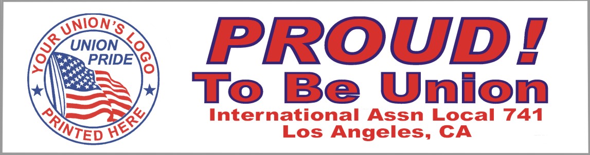 Proud Union Bumper Sticker